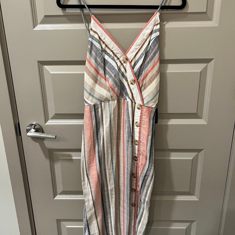 NWT Express Striped Midi Dress. Size S.